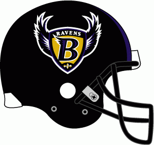 Baltimore Ravens 1996-1998 Helmet Logo iron on transfers for fabric